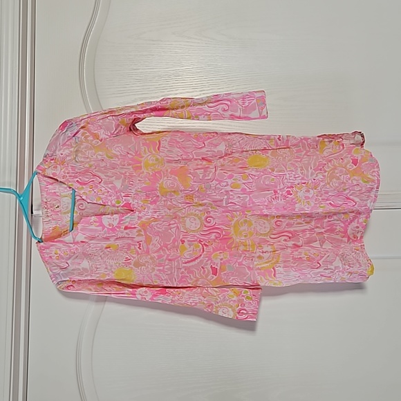 Lilly Pulitzer Marco Island Tunic Pink Pout More Kings In the Keys Small - Picture 2 of 16